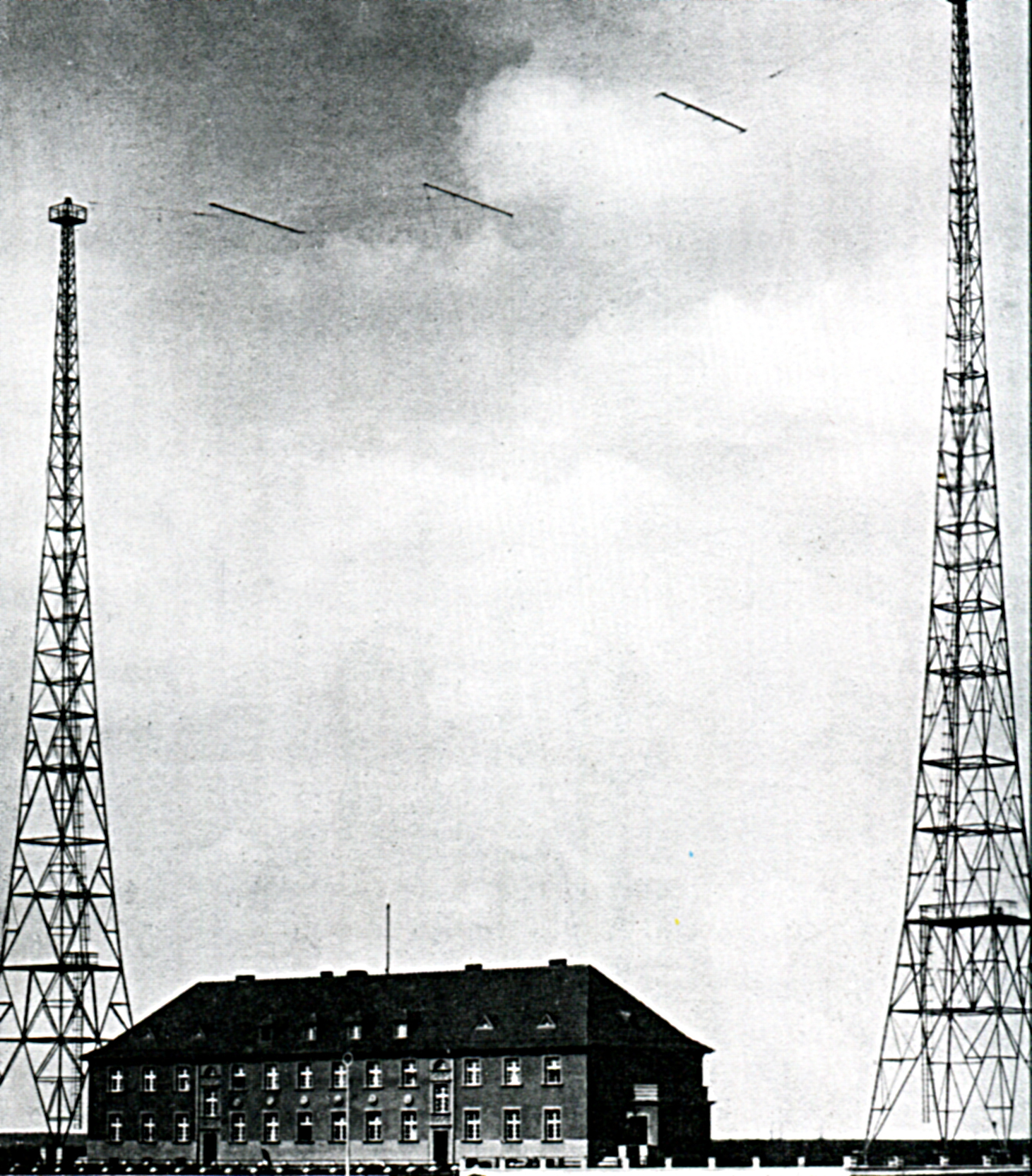 The German radio station at Gleiwitz.